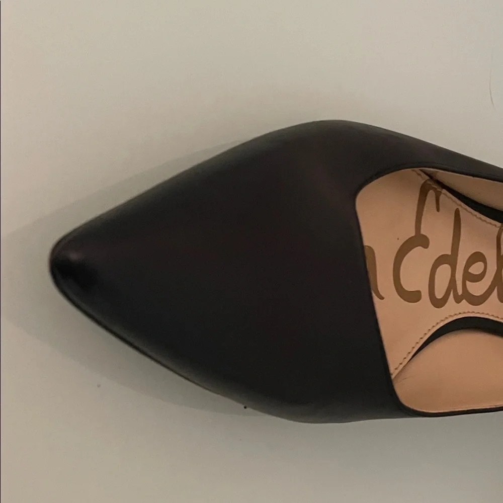 Sam Edelman Black Pointed Toe Heels - Picture 4 of 5